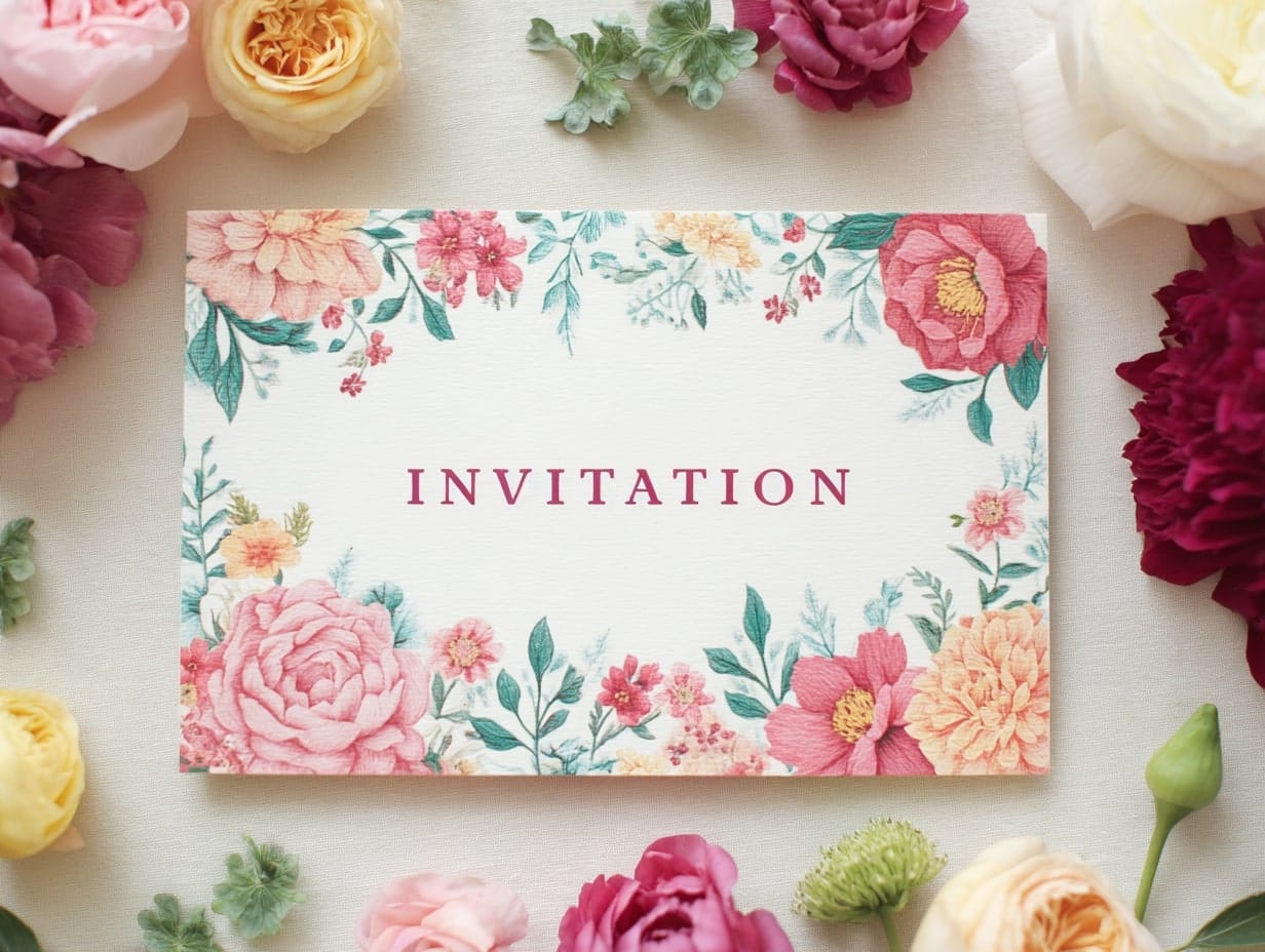 Garden-Themed Invitations