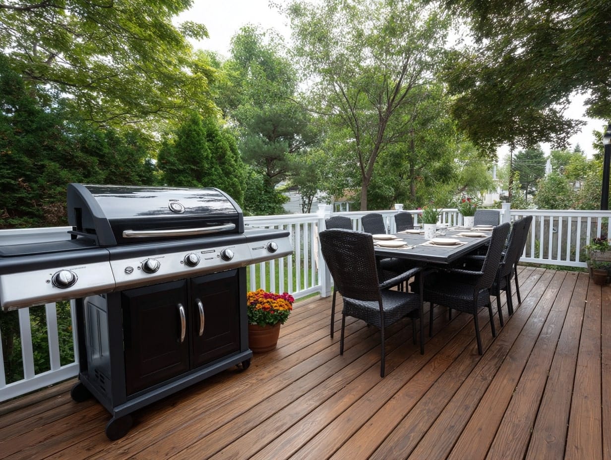 Outdoor Barbeque Station