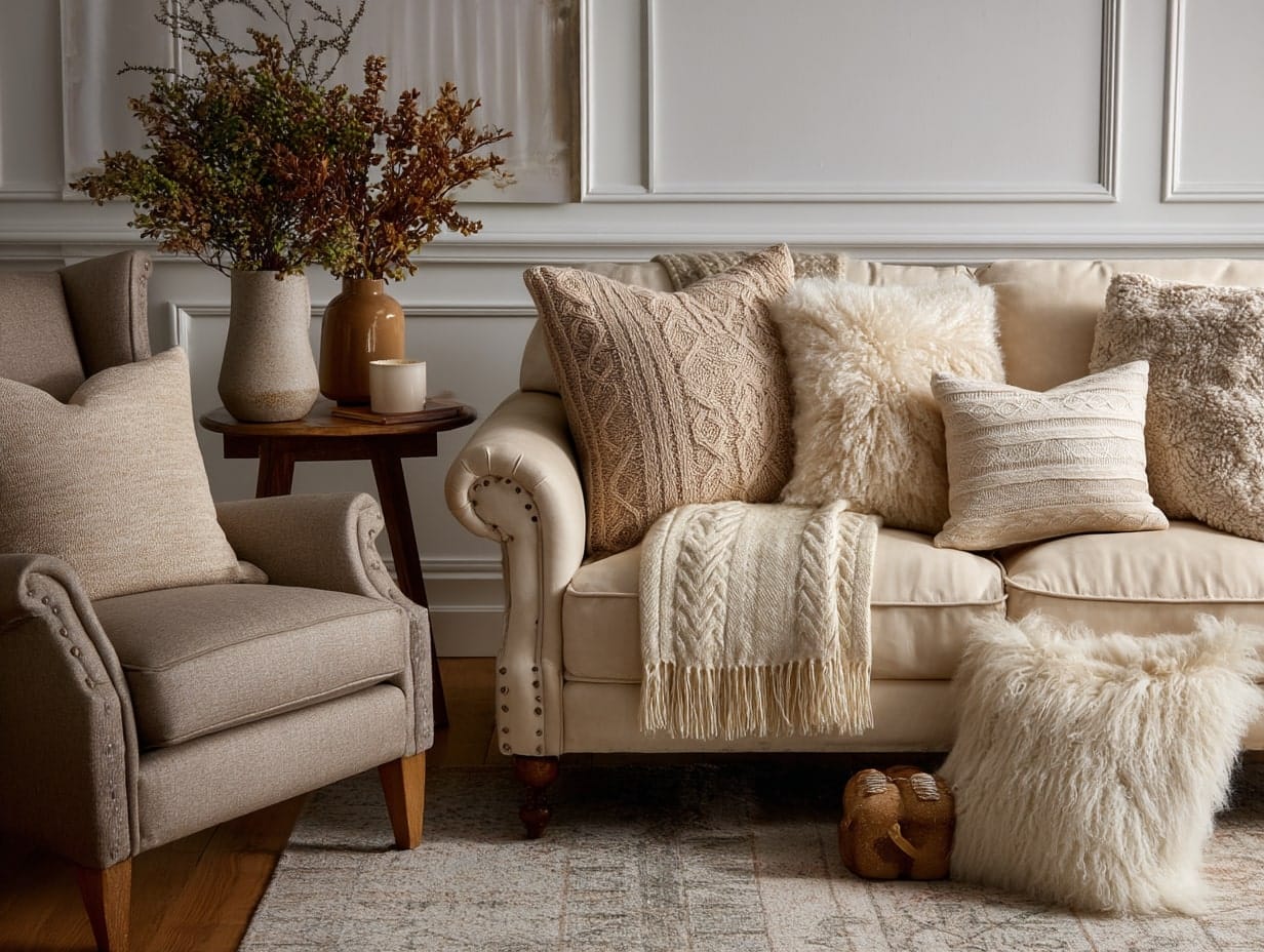 Cozy Up with Beige Upholstery