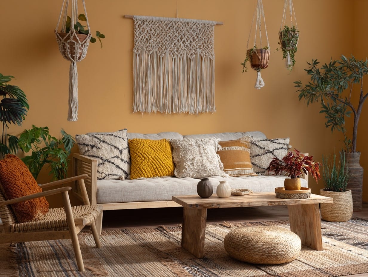 Add Macrame Wall Hangings