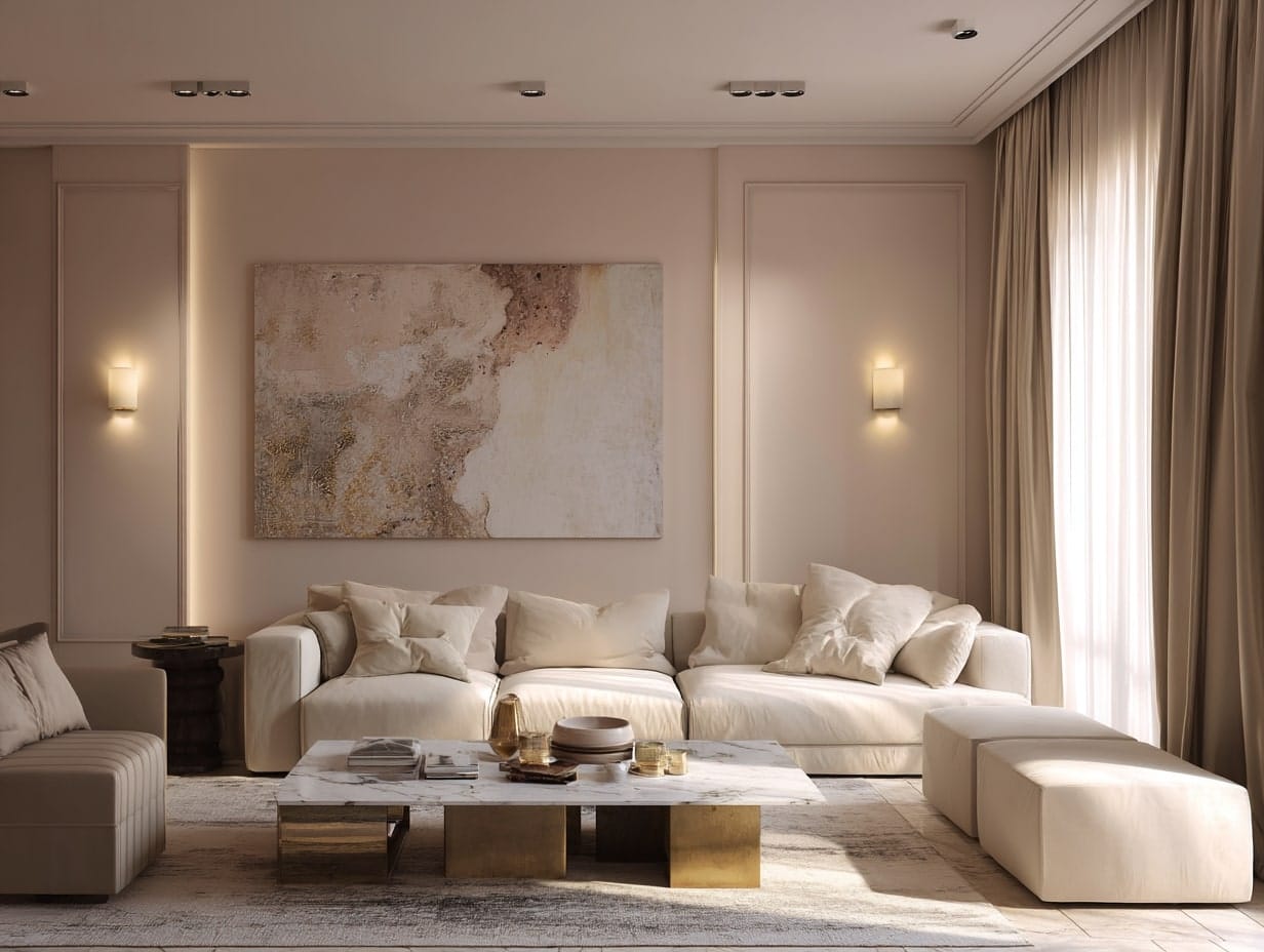 Layer Multiple Beige Tones