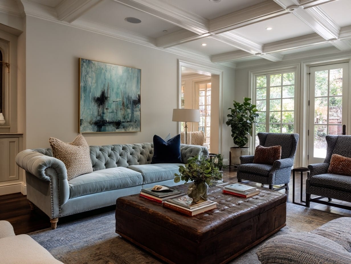 Opt for Tailored, Structured Furniture