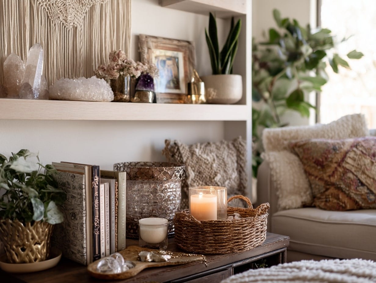 Use an Open Shelf for Curated Treasures
