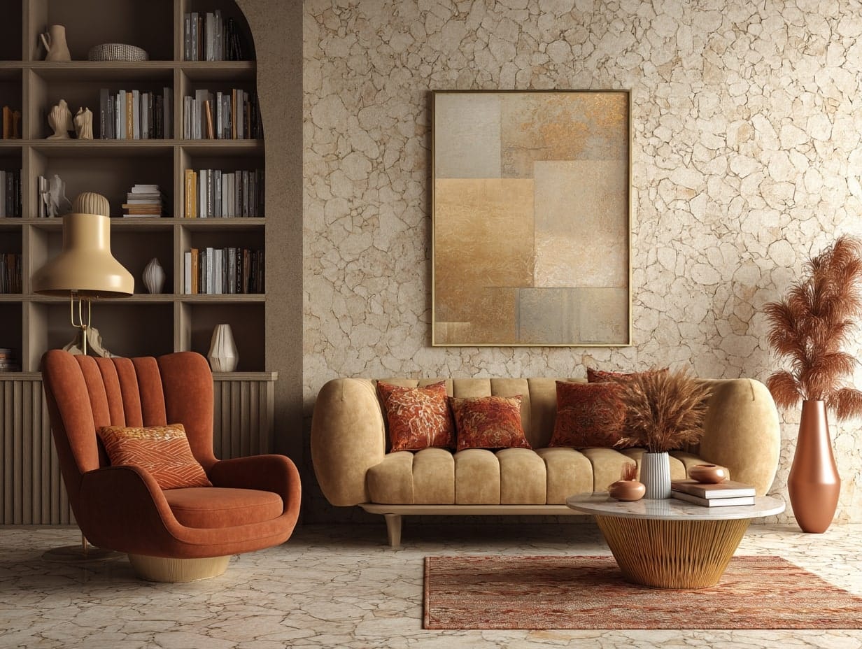 Accent with Terracotta and Rust