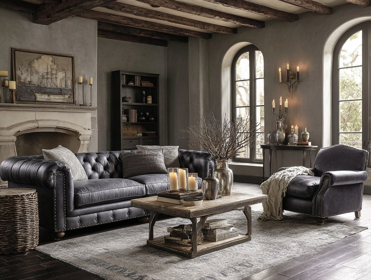 Use Silver, Brass, or Pewter Finishes