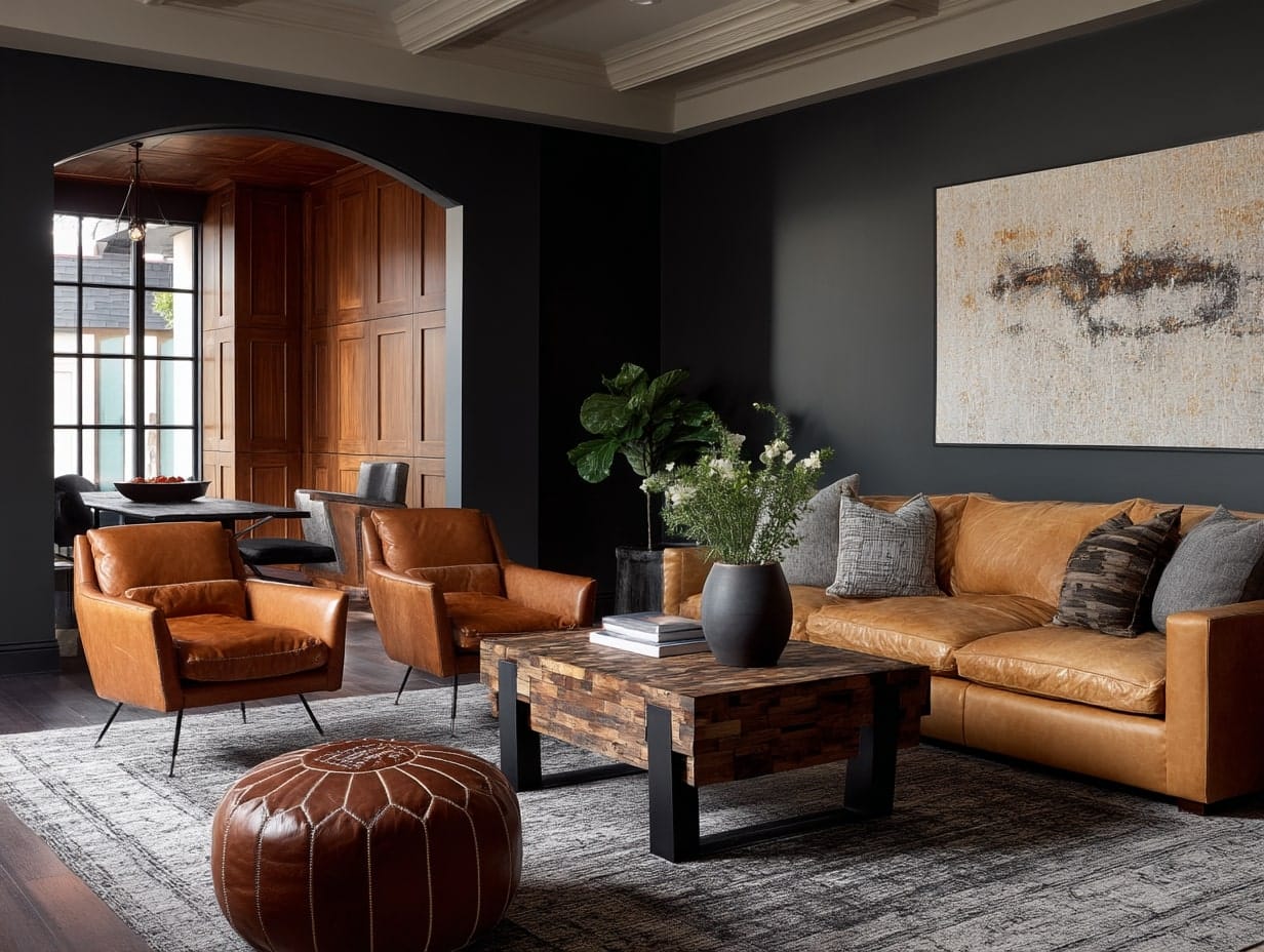 Incorporate Leather Accents