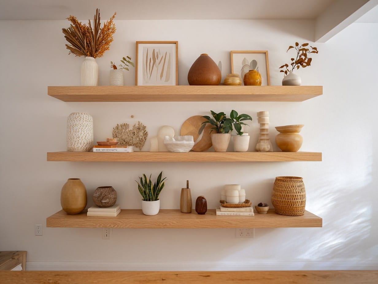 Style with Floating Shelves