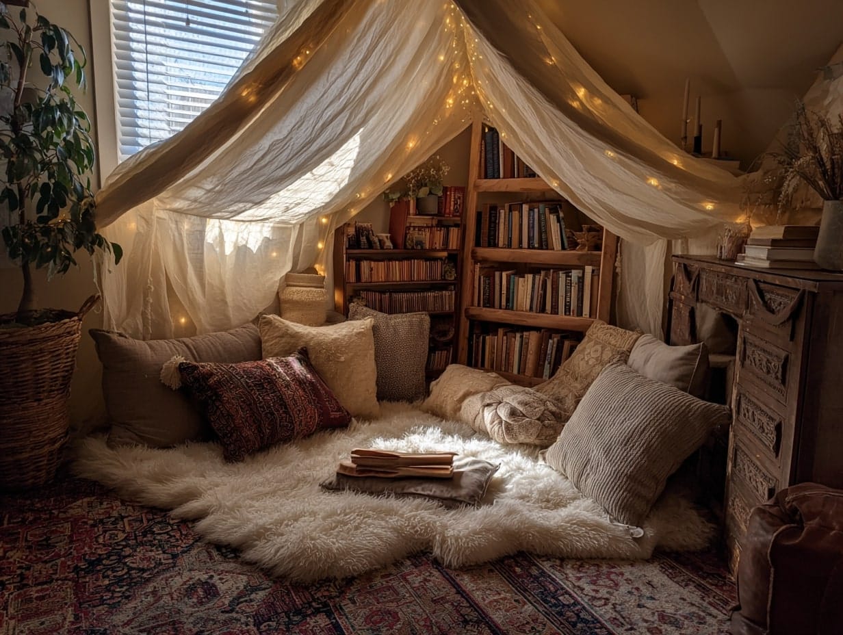 Add a Canopy or Curtain for Privacy