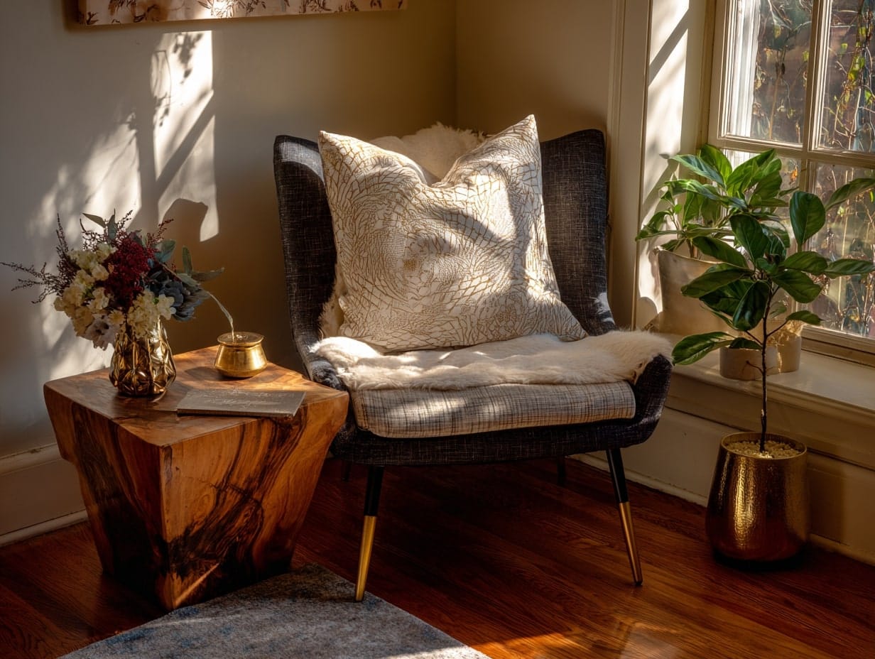 Include a Side Table or Tray