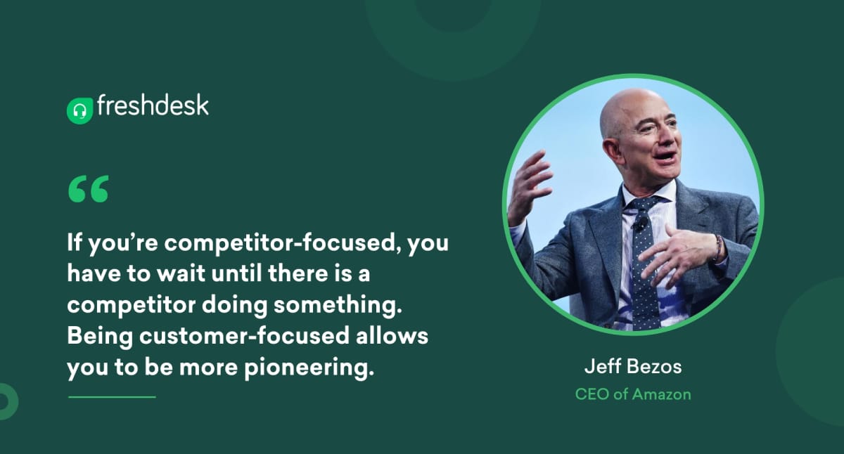 Cosmico - Increae Market Share - Jeff Bezos Quote