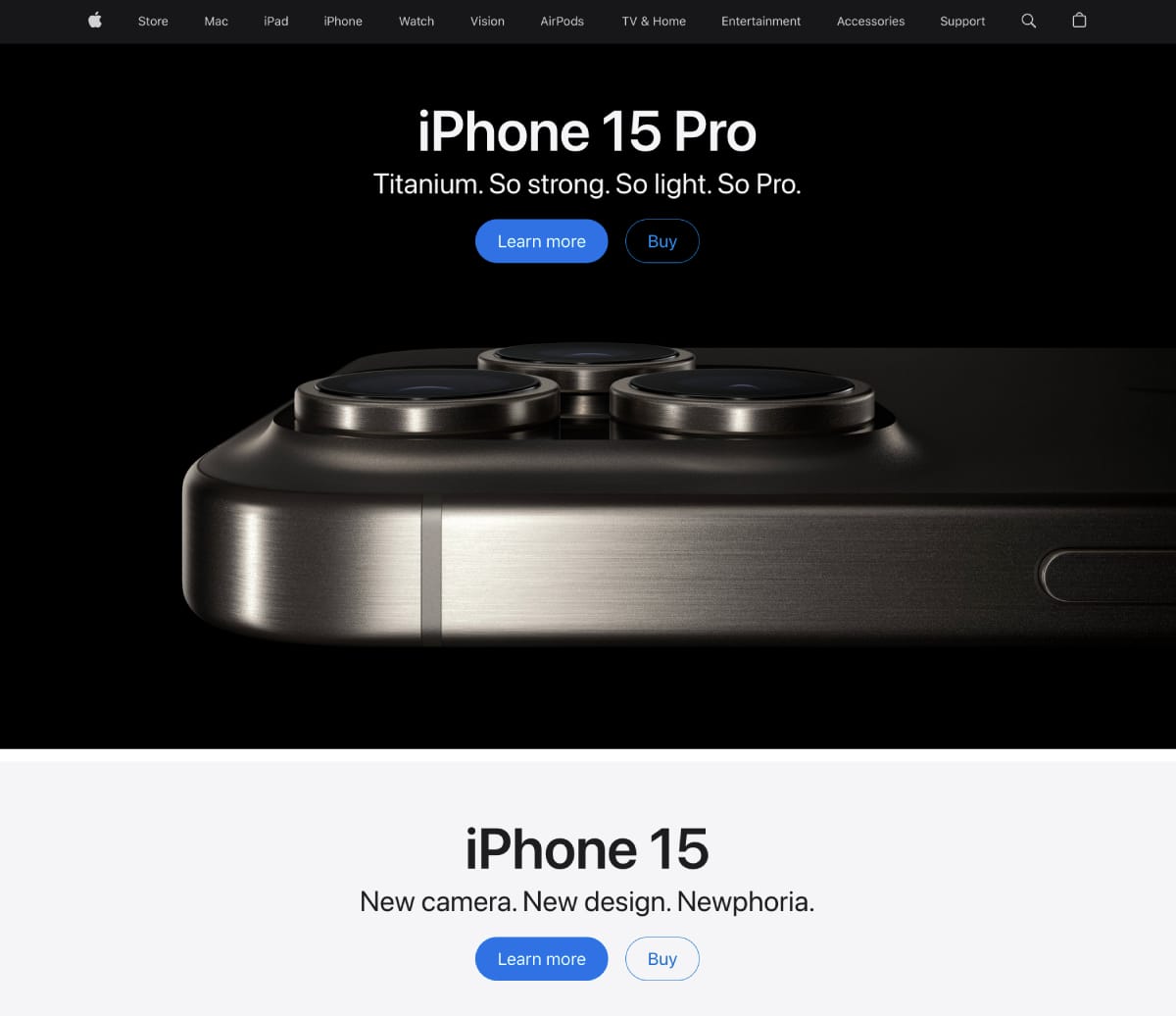 Cosmico - Apple Minimalist Web Design