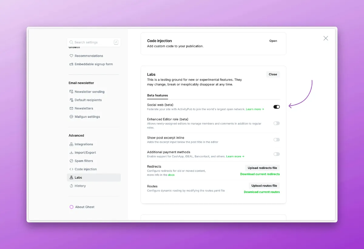 Cosmico - Ghost Enters the Fediverse, Challenging Substack
