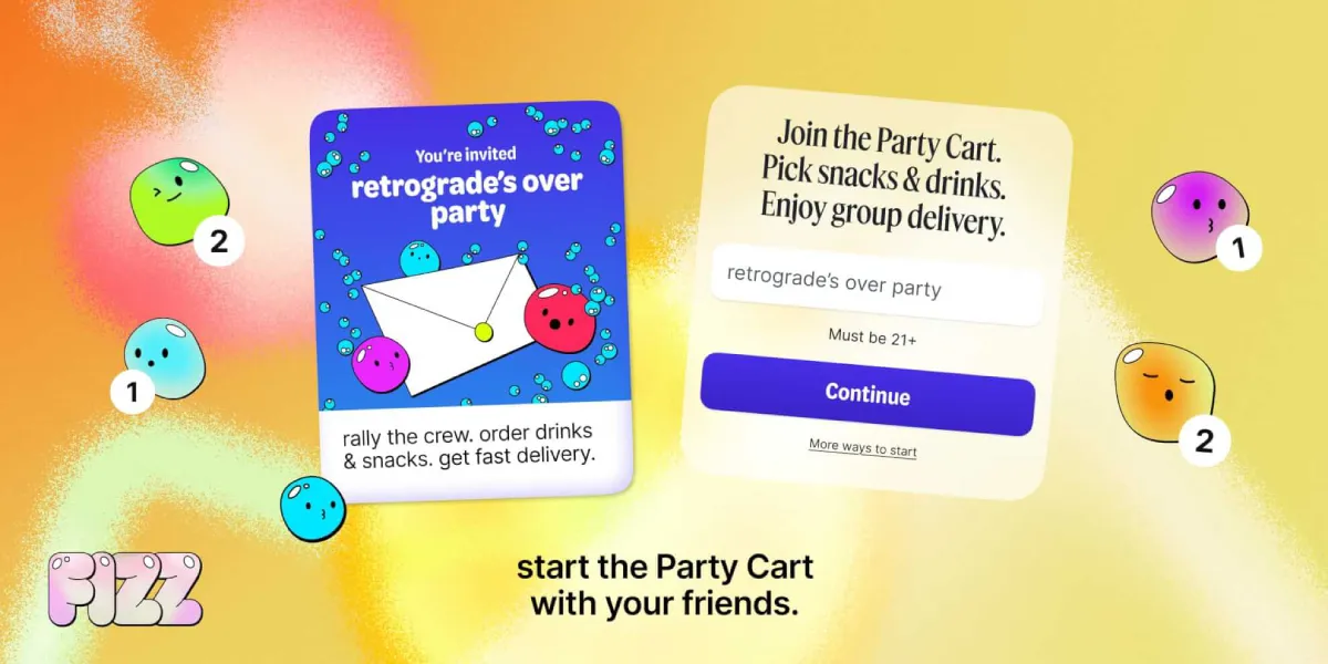 Cosmico - Instacart launches Fizz, a Gen Z party drinks and snacks app