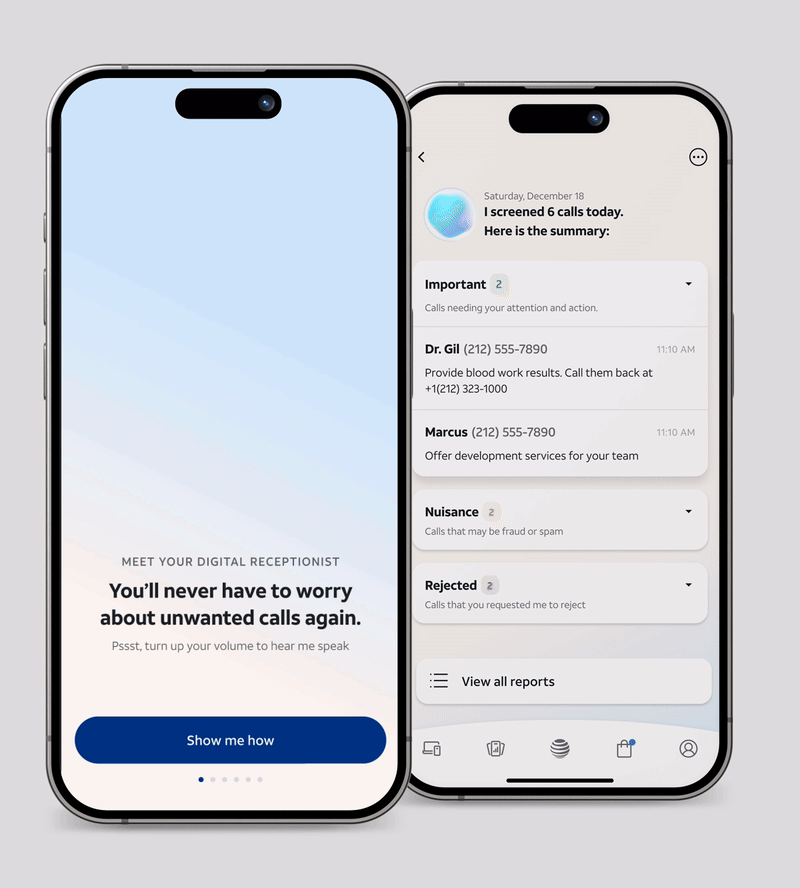 Cosmico - AT&T is testing an AI assistant that screens unknown calls and filters spam