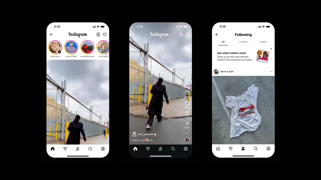 Cosmico - Instagram is testing a new Reels-first interface in India and South Korea