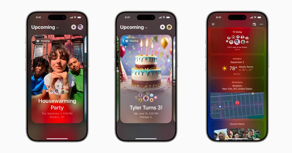 Cosmico - Apple Launches 'Invites', a New Event Planning App