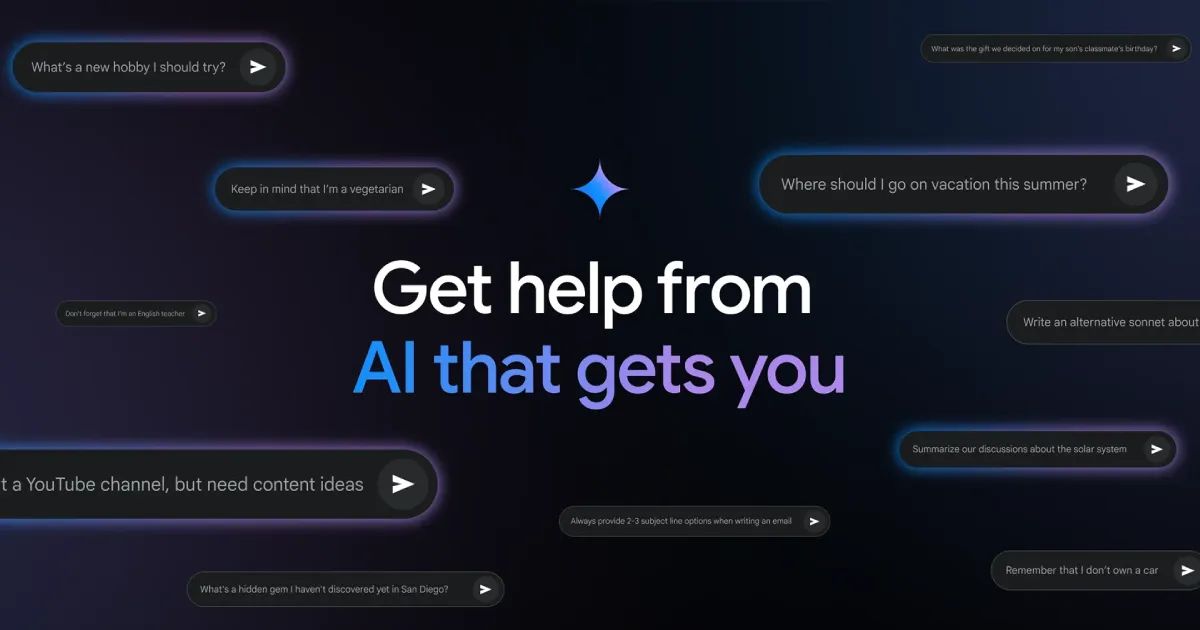 Cosmico - Google's Gemini Can Now See Your Search History