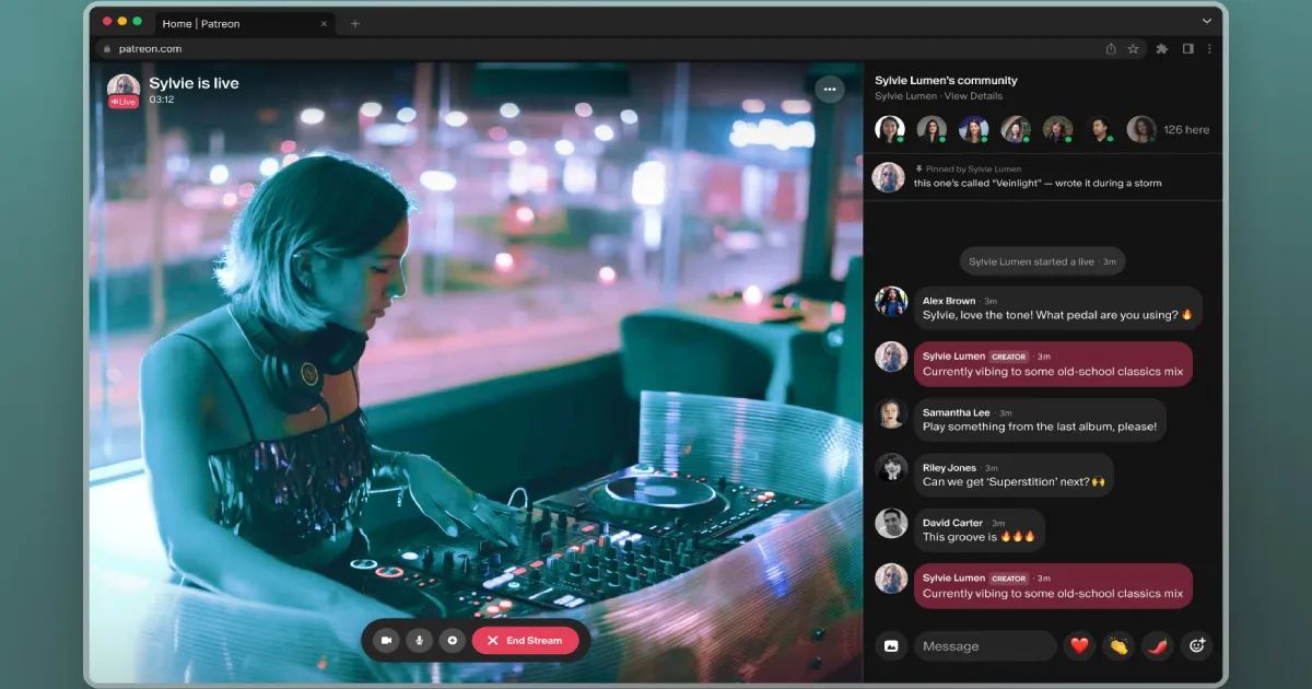 Cosmico - Patreon Takes on Twitch with Livestreaming
