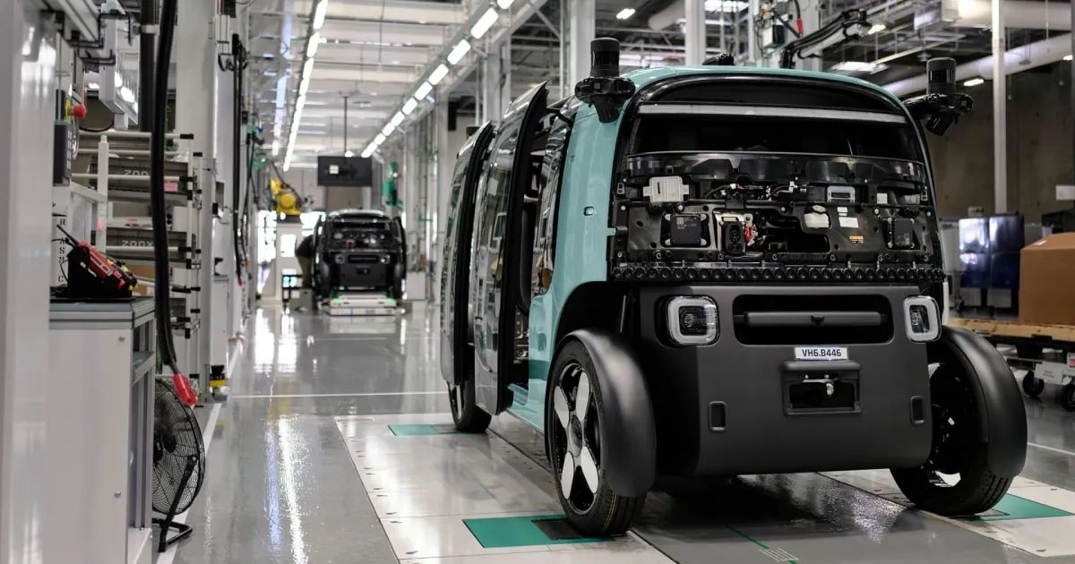 Cosmico - Amazon's Zoox opens 220,000 sq-ft robotaxi factory in California
