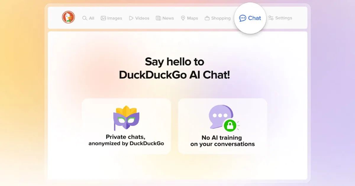 Cosmico - DuckDuckGo adds AI chatbot access to its subscription plan