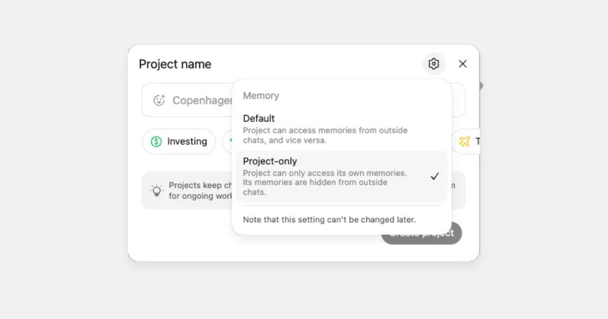 Cosmico - OpenAI makes ChatGPT’s Projects feature free for all users