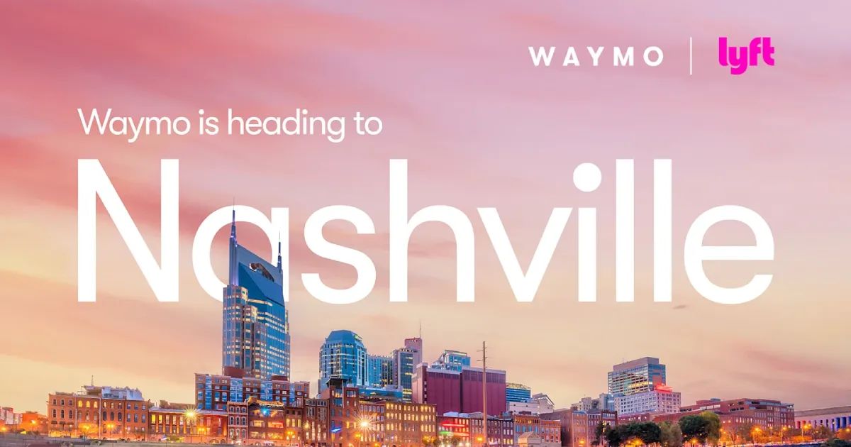 Cosmico - Waymo and Lyft partner to launch robotaxis in Nashville