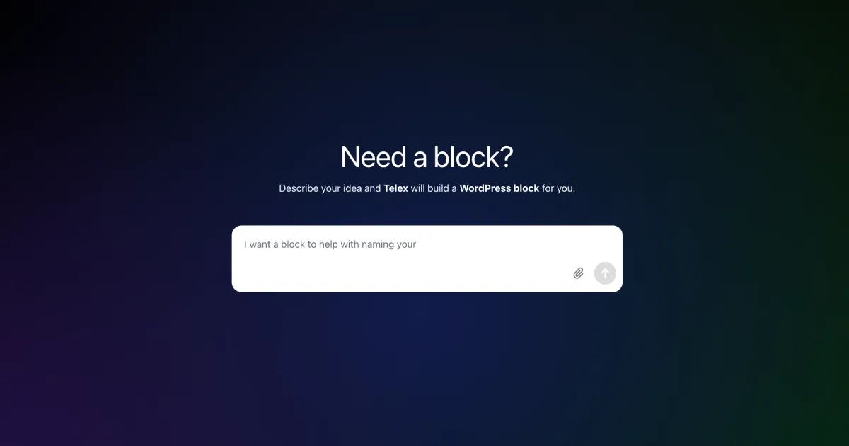 Cosmico - WordPress debuts Telex, an experimental AI tool