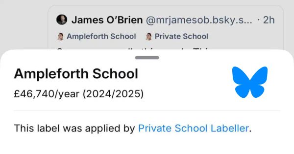 Cosmico - Bluesky’s Private School Labels Spark Debate