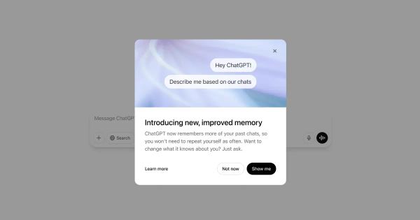 Cosmico - ChatGPT Can Now Remember Everything You Tell It