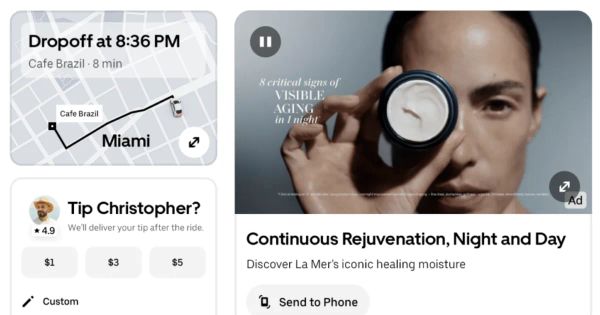 Cosmico - Uber’s new “Ride Offers” ads let brands give users ride discounts