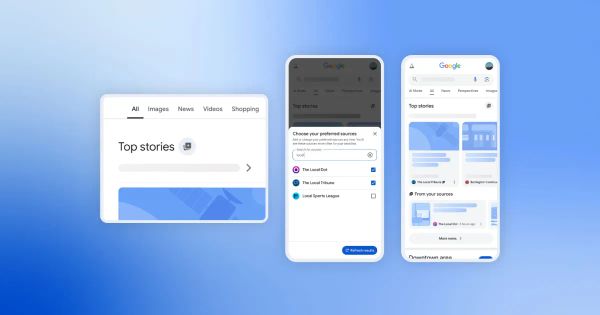 Cosmico - Google now lets you pick preferred news sources in search results