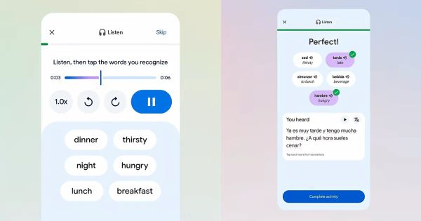 Cosmico - Google Translate now offers Duolingo-like lessons