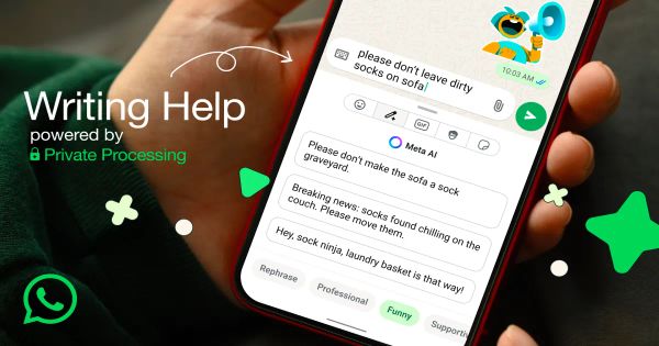 Cosmico - WhatsApp launches AI writing assistant
