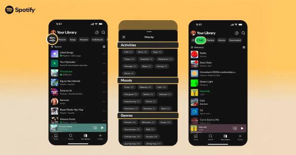 Cosmico - Spotify launches smart filters to personalize music and podcasts