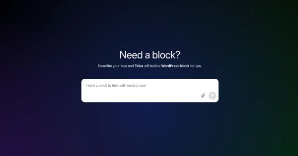 Cosmico - WordPress debuts Telex, an experimental AI tool