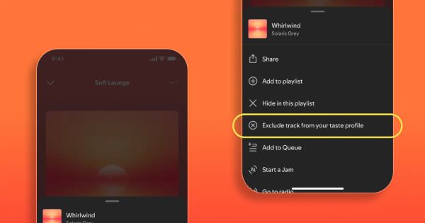 Cosmico - Spotify now lets you exclude songs from your taste profile to improve recommendations