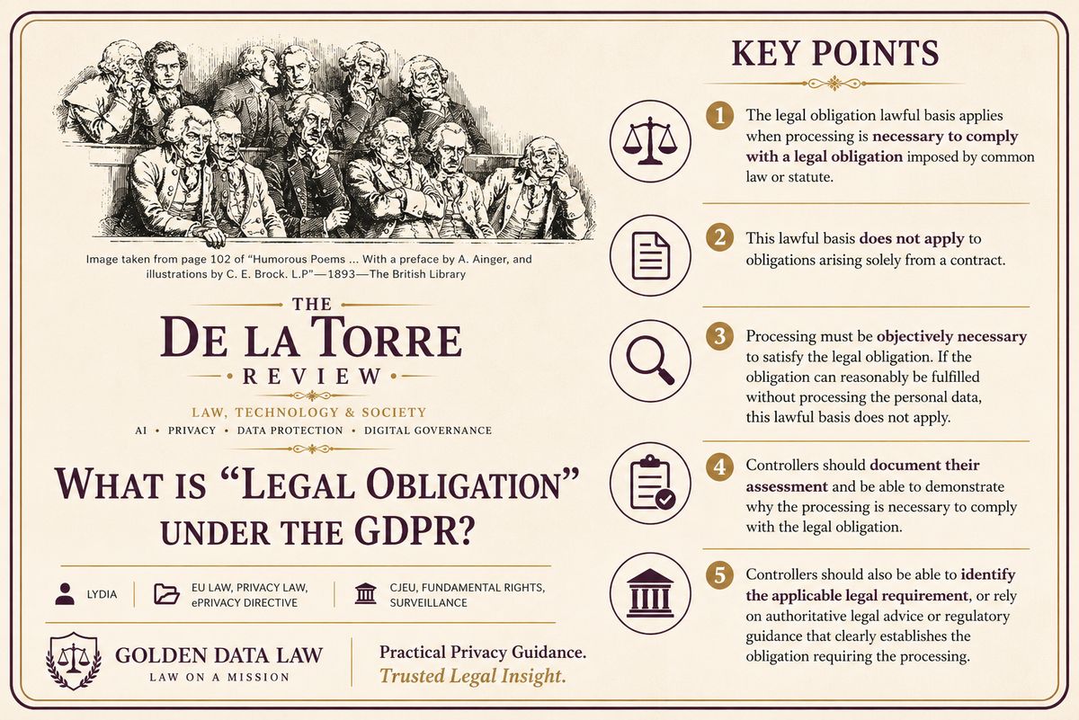 What is "Legal Obligation" under the GDPR?