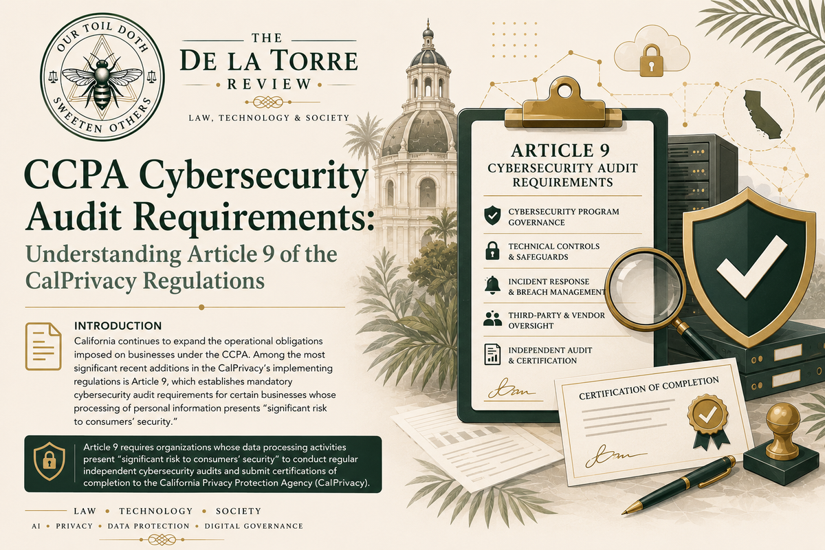 CCPA Cybersecurity Audit Requirements: Understanding Article 9 of the CalPrivacy Regulations