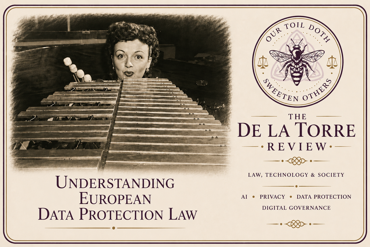 EU Data Protection Law and the General Data Protection Regulation (GDPR)