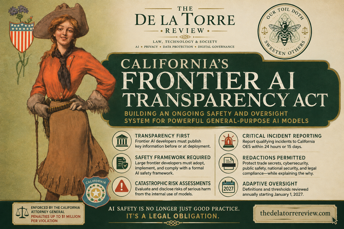California’s Frontier AI Transparency Act: Building an Ongoing Safety and Oversight System for Powerful General-Purpose AI Models