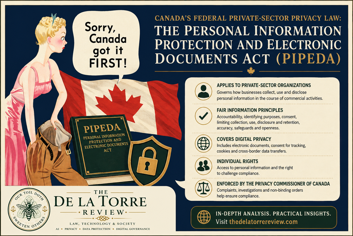 Canada’s Federal Private-Sector Privacy Law: The Personal Information Protection and Electronic Documents Act (PIPEDA)