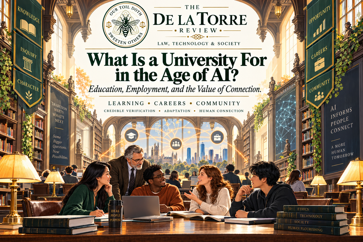 What Is a University For in the Age of AI? Education, Employment, and the Value of Connection