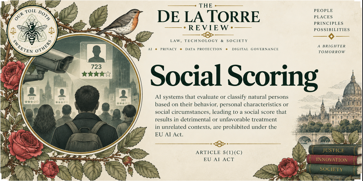 Prohibited AI Practices Under the EU AI Act: The Social Scoring Ban