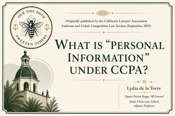 WHAT IS “PERSONAL INFORMATION” UNDER CCPA?