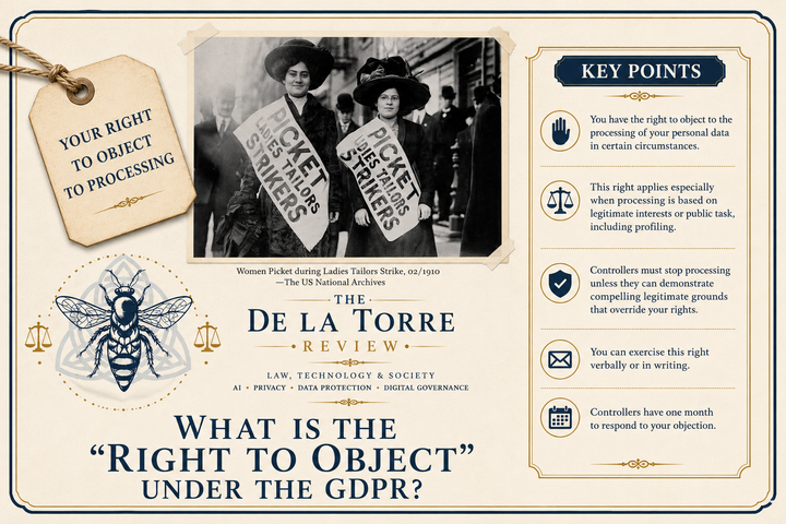 What is the "Right to Object" under the GDPR?