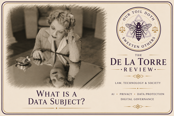 What is a data subject?
