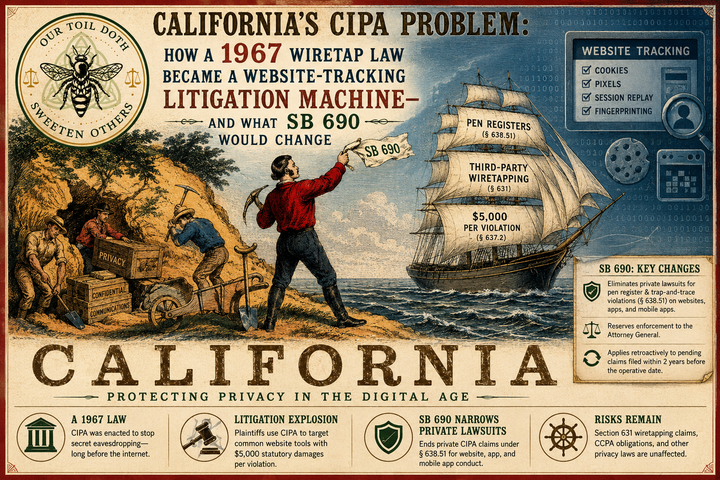 California’s CIPA Problem: How a 1967 Wiretap Law Became a Website-Tracking Litigation Machine—and What SB 690 Would Change