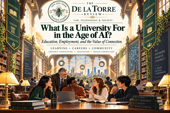 What Is a University For in the Age of AI? Education, Employment, and the Value of Connection