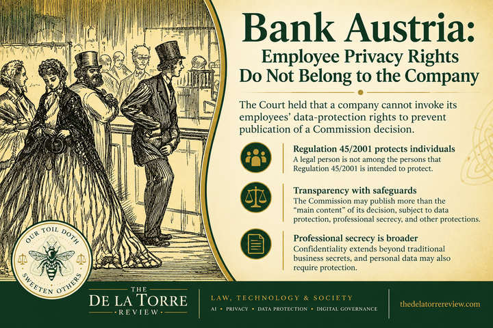 Bank Austria: Employee Privacy Rights Do Not Belong to the Company