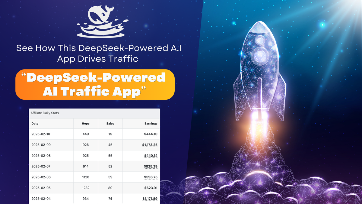 👉 See How This DeepSeek-Powered A.I App Drives Traffic